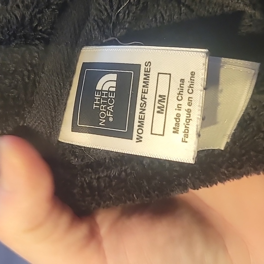 The North Face Women's Black High-Collar Fleece Jacket Size Medium - Picture 6 of 7